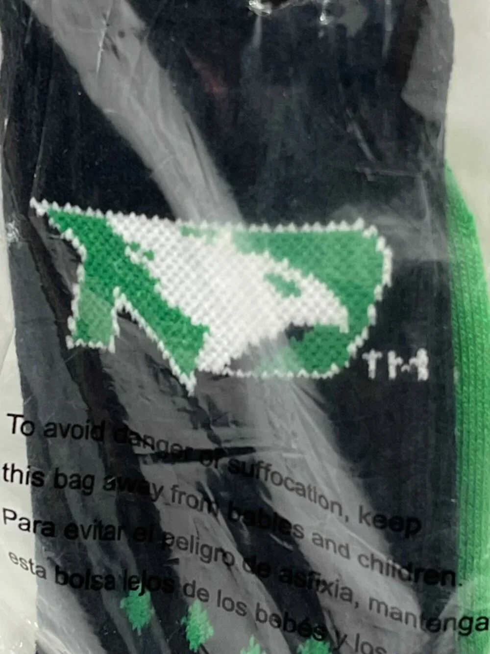 NEW For Bare Feet North Dakota University Fighting Hawks Youth Socks Size 13